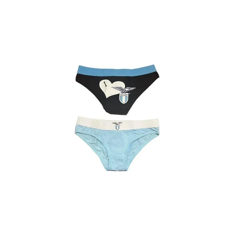Amistad Slip Femme Coton Élastique - SS Lazio Officiel - Confortable Et Respirant