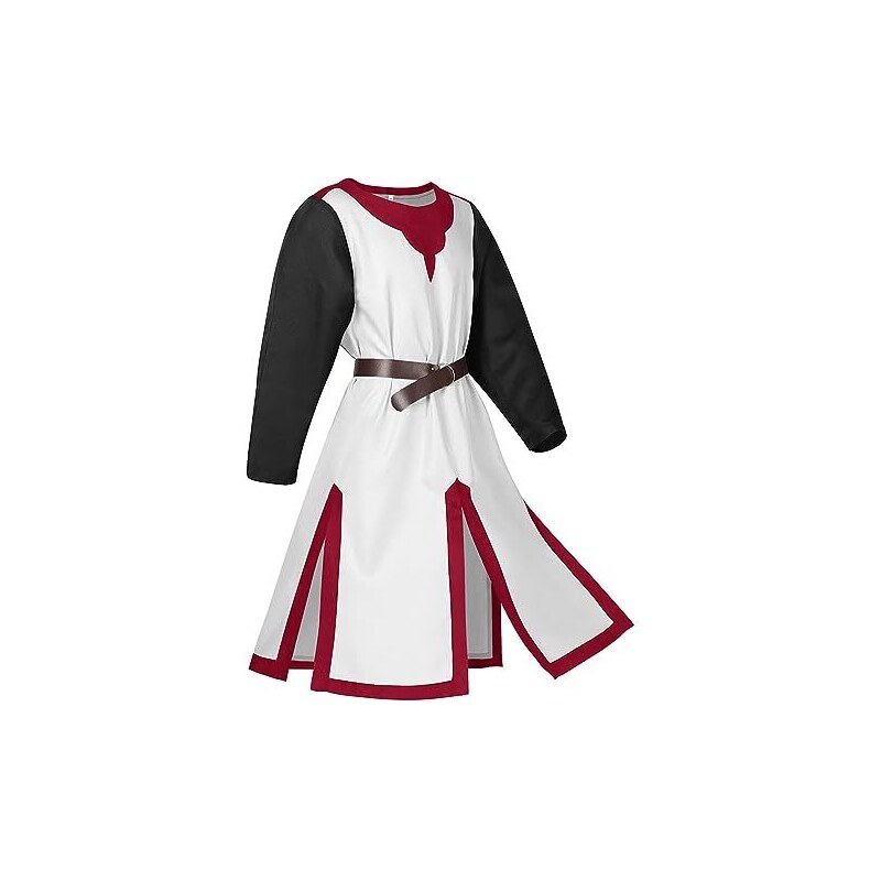 Battle-Merchant Semplice Supporto per Cintura per Ascia in Pelle, con Fondina ad Anello forgiata, Ascia per Ascia Medievale Porta Ascia Larp (Nero