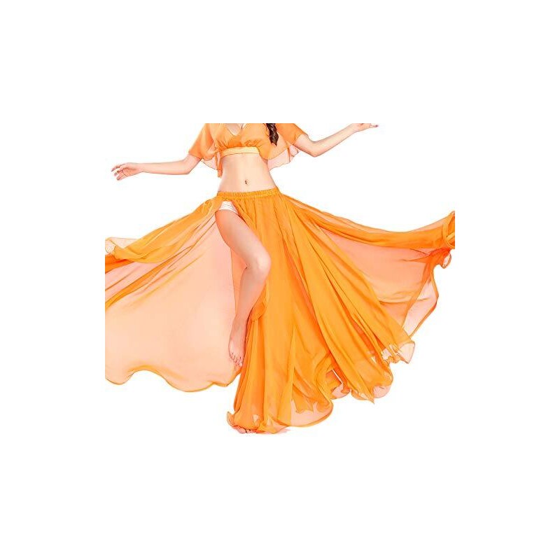Haut De Danse Du Ventre Femme - Manches Longues, Col V, Tissu Maille - Imprimé Éclatant - Pour Cours Et Spectacles - Noir