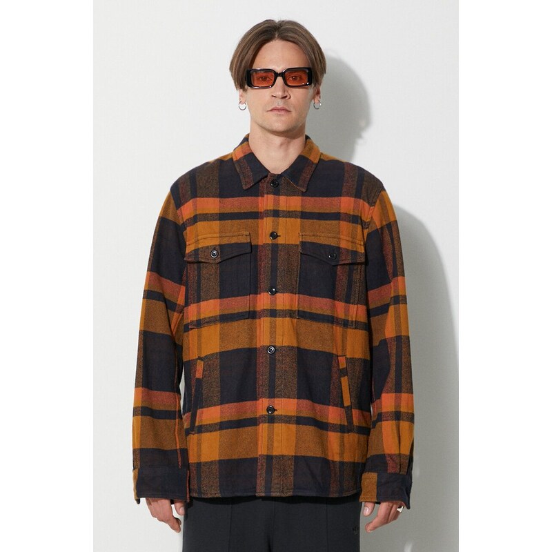Norse Projects camicia in cotone Julian Organic Heavy Twill Overshirt uomo N40-0629-7004 N40.0629.7004
