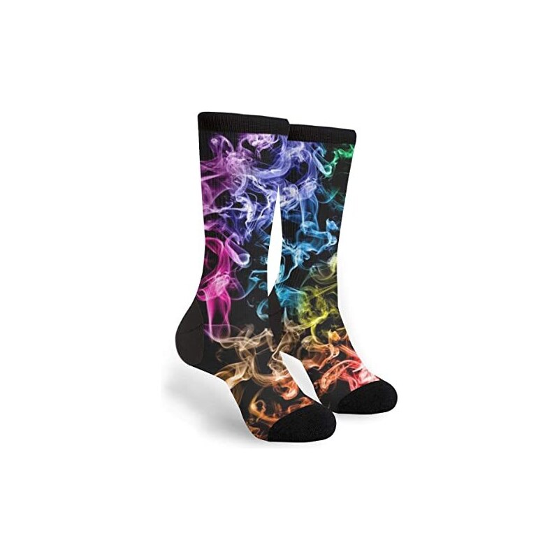 Calzini Sportivi Italia Bandiera - Uomo/Unisex - Poliestere E Spandex - Rinforzati Per Sport E Lavoro - 40 Cm