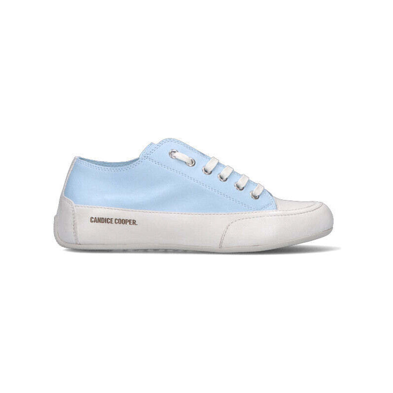 CANDICE COOPER. Sneaker donna azzurra in pelle SNEAKERS
