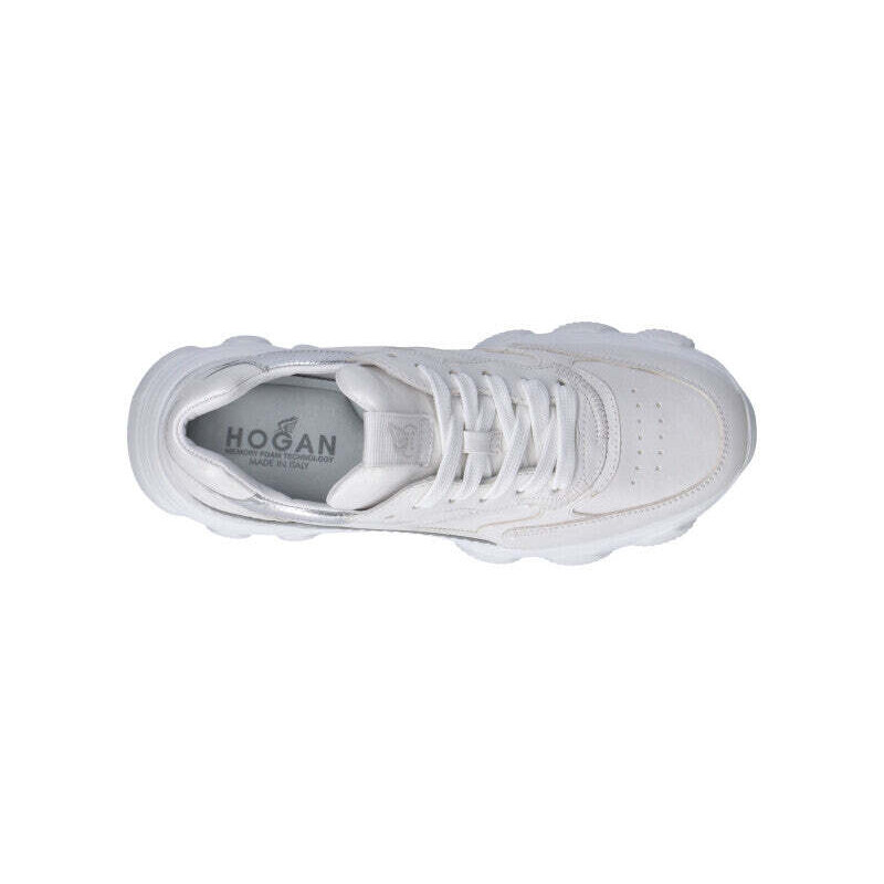HOGAN Sneaker donna bianca/argento in pelle SNEAKERS