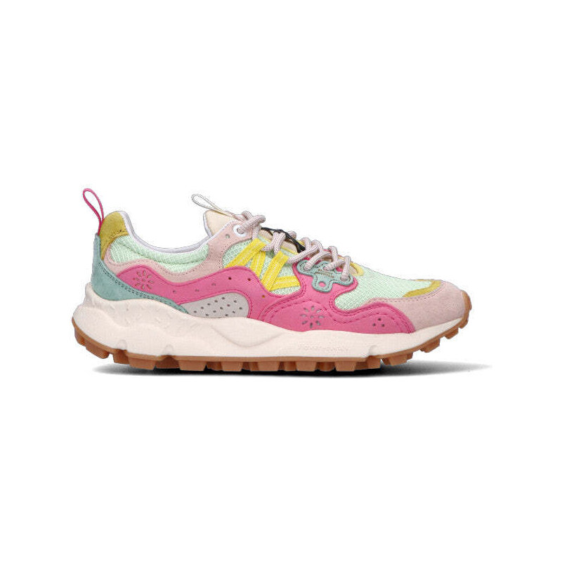FLOWER MOUNTAIN Sneaker donna rosa/acquamarina SNEAKERS