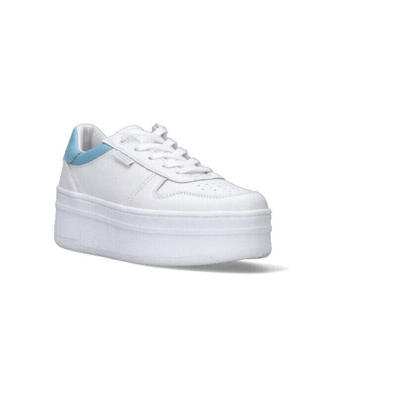 GUESS Sneaker donna bianca/azzurra in pelle SNEAKERS