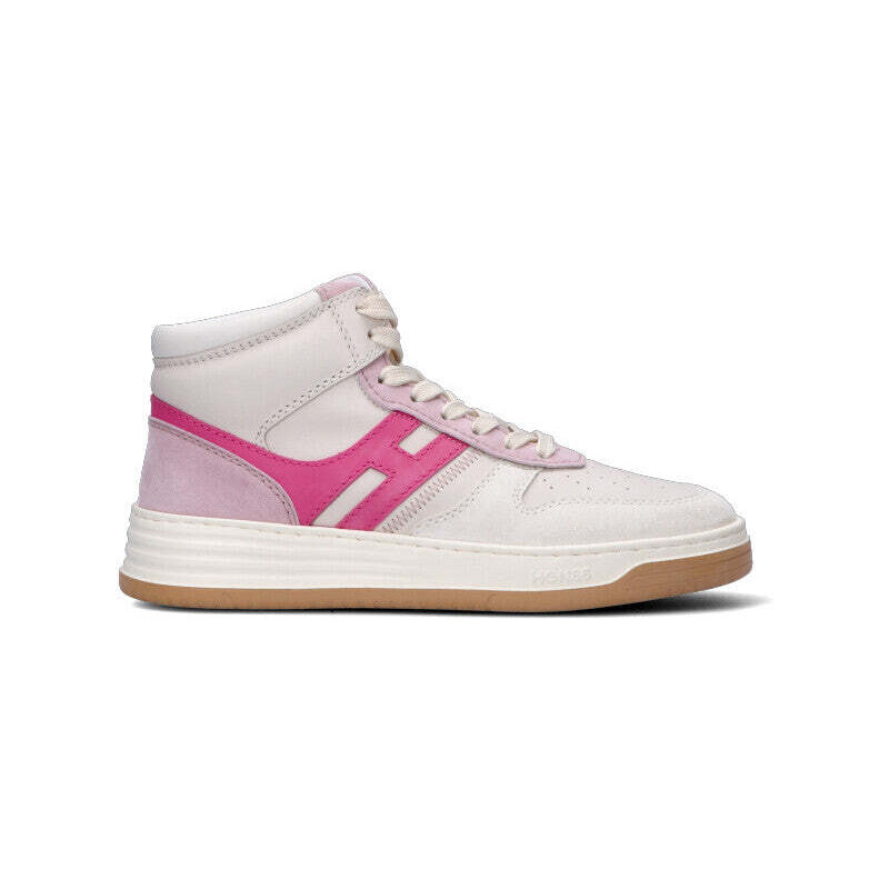 HOGAN Sneaker donna panna/rosa in pelle SNEAKERS