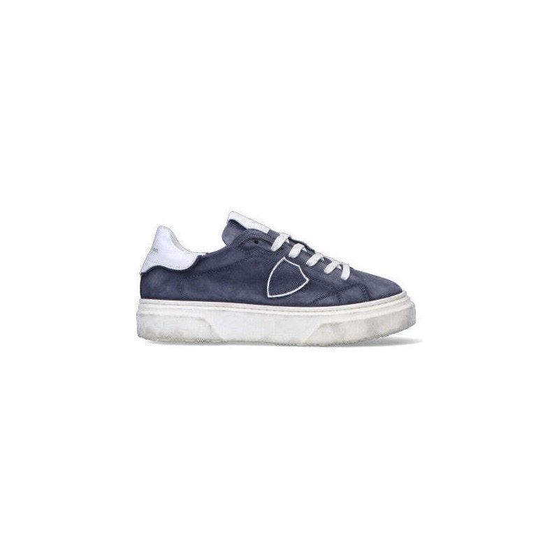 PHILIPPE MODEL Sneaker bimbo blu in pelle SNEAKERS