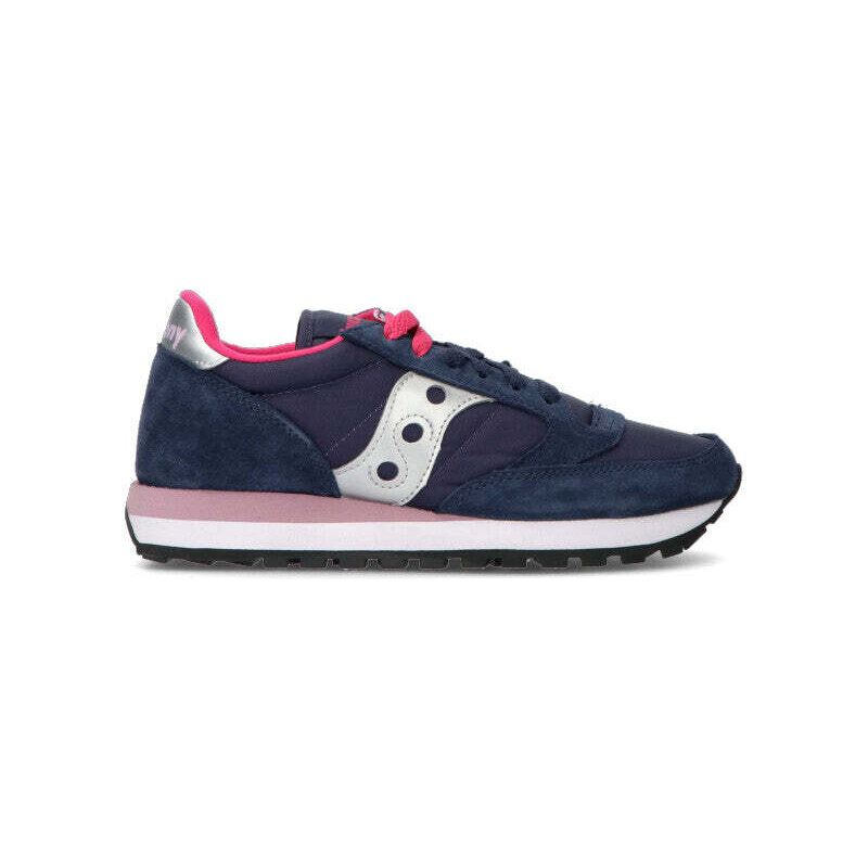 SAUCONY Sneaker donna blu/rosa in suede SNEAKERS