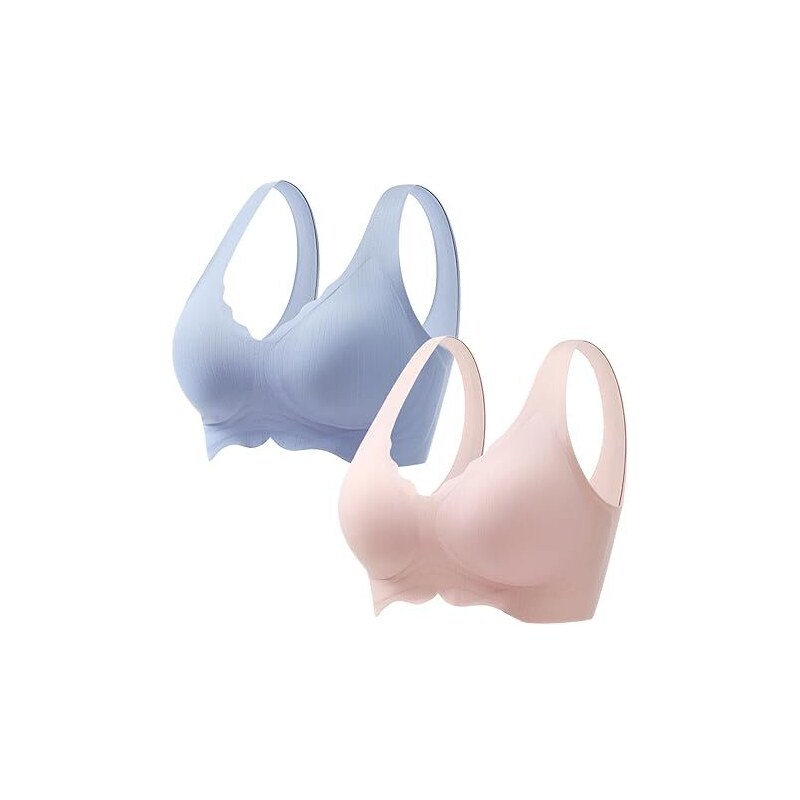 Reggiseno Allattamento Seitop – Confezione 3 Pezzi Senza Cuciture – Nero Taglia M – Con Estensori