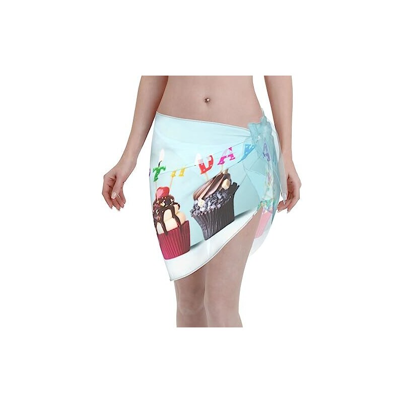 Sarong in cotone con stampa floreale: sciarpa da spiaggia con stampa a blocchi indiana - Italia