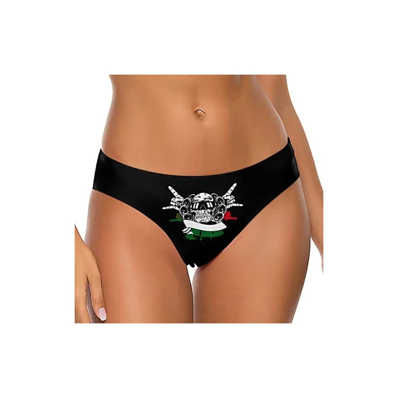 INDIGOS UG Boxer - su entrambi i lati - con testo desiderato o nome stampato - personalizzato - biancheria intima - mutande, Nero , L
