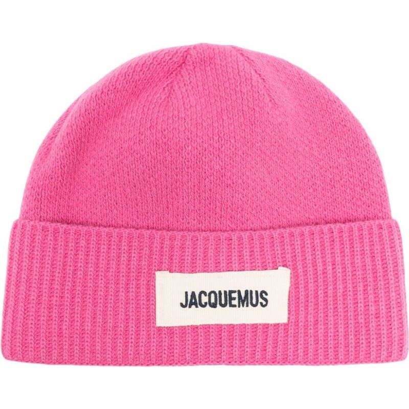 Berretto Cappello in Lana Laminata Rosa E Grigio (vari Colori