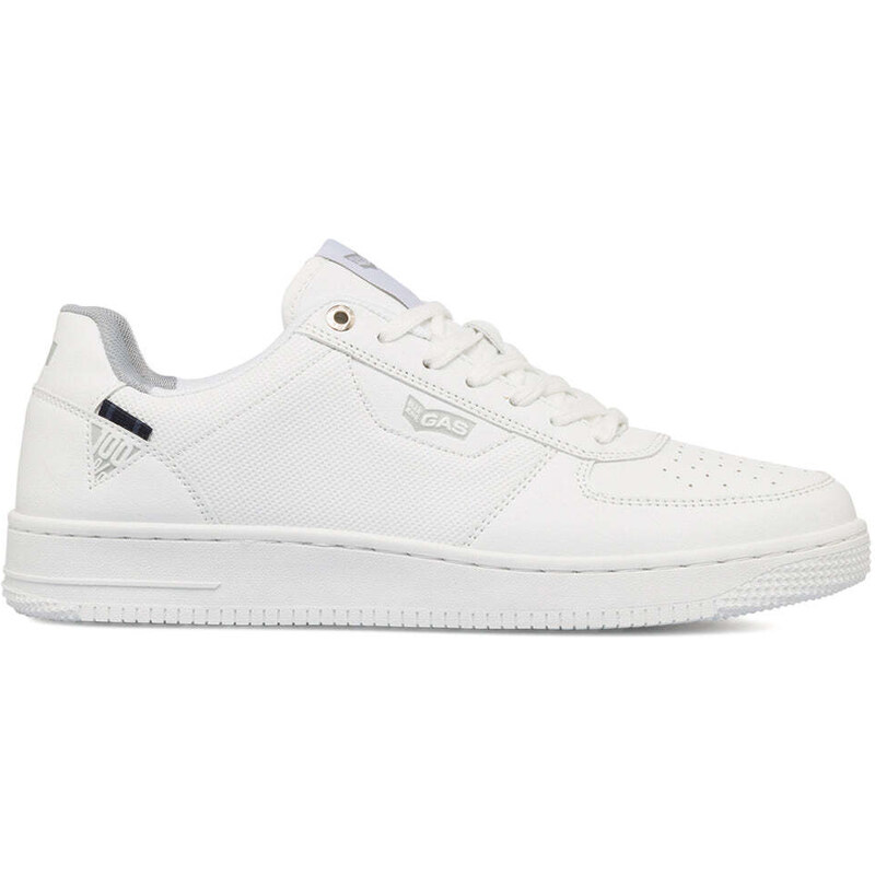 Sneakers bianche da uomo con logo laterale Nautica