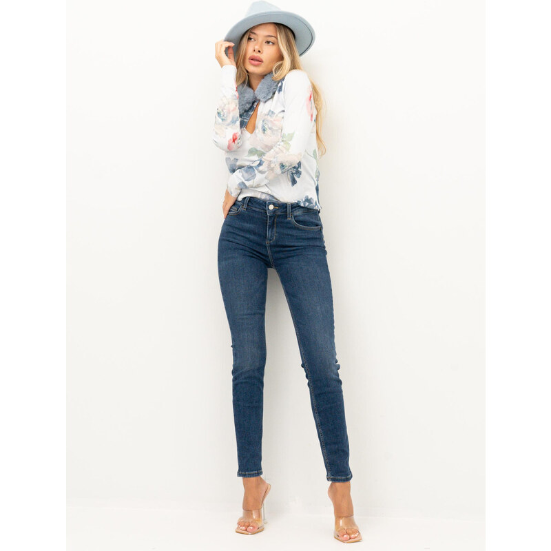 Vero Moda VMMAGNOLIA FITTED - Giacca di jeans - medium blue denim/blu