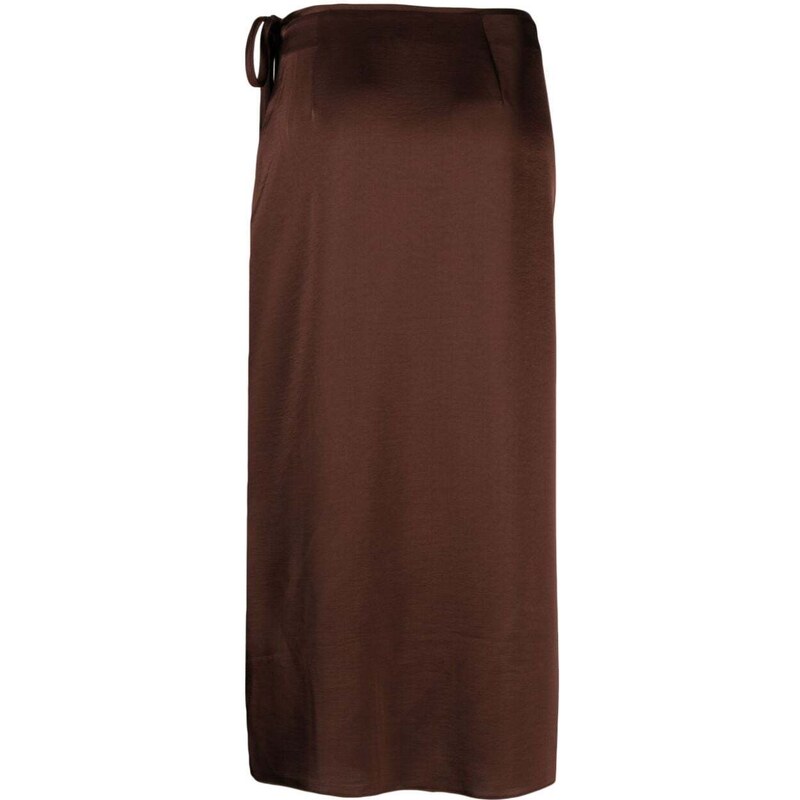FRANK WALDER Gonna Donna Marrone Midi Classica Vintage (IT 44, EU 40