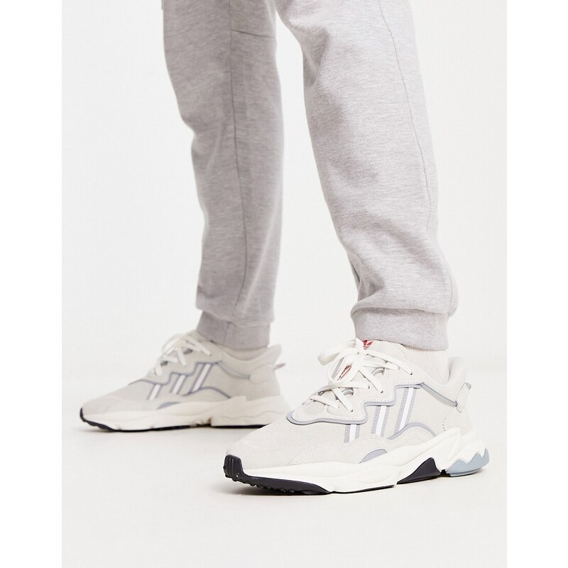 adidas Originals - Ozweego - Sneakers bianco sporco e blu