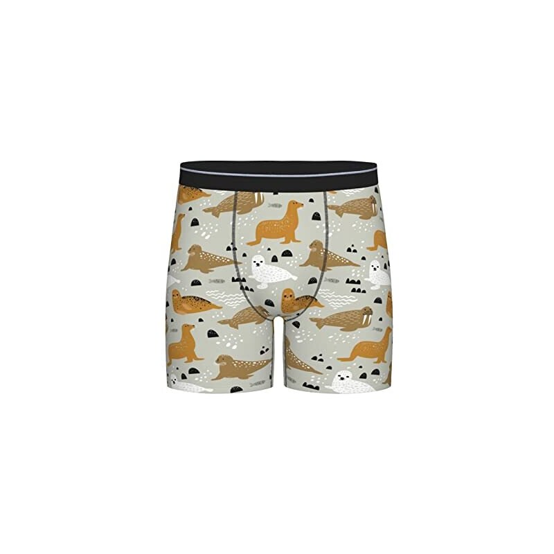 3 Boxer Uomo Gamba Lunga – Sportivi, Traspiranti, 90% Poliestere 10% Elastan, Aperto Confortevole
