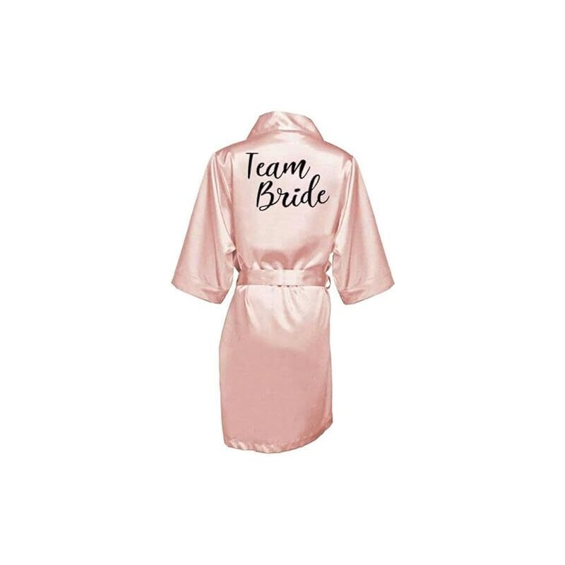 JPHCHSC Sposa Pigiama 2 Pezzi da Donna in Raso di Seta Bride 2 Pezzi Donna abbottonatura per Dormire Abbigliamento da Salotto Set da Due Pezz da Sposa 123