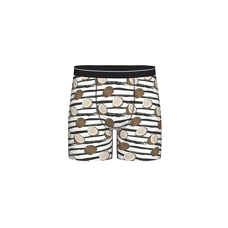 Boxer Uomo Con Fantasia Gelato – Mutande In Spandex Traspiranti, Vita Elasticizzata, Taglie S-XXL
