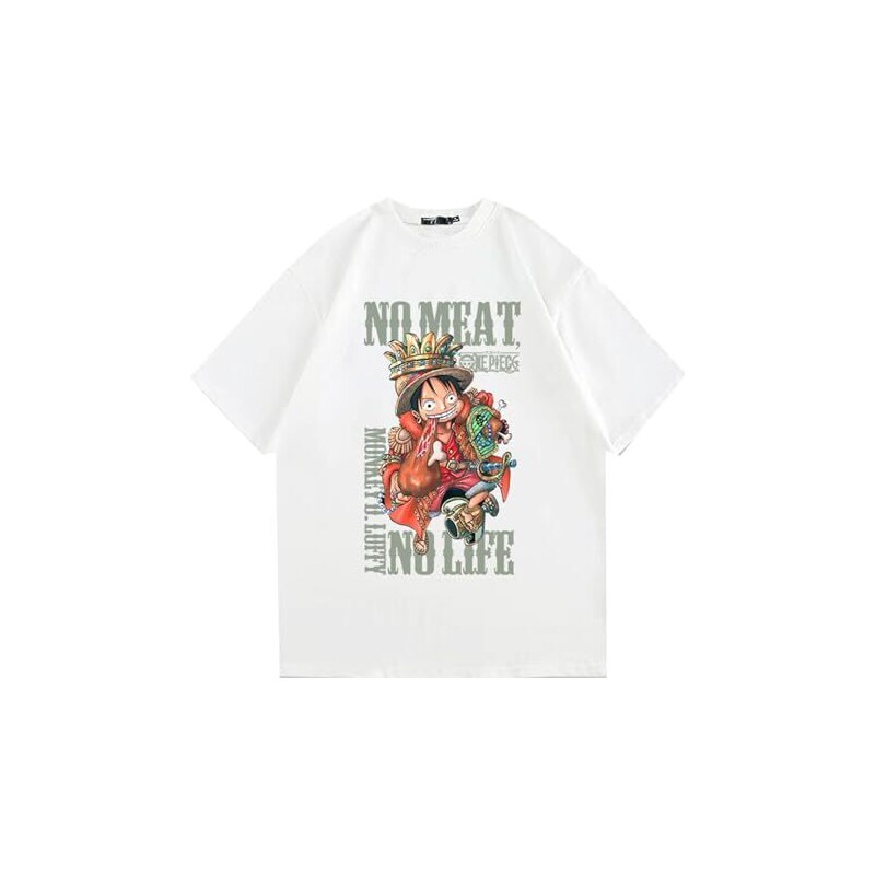 T-Shirt Donna Unisex Oversize In Cotone – Girocollo Manica Corta, Stampa Casual, Taglie Forti