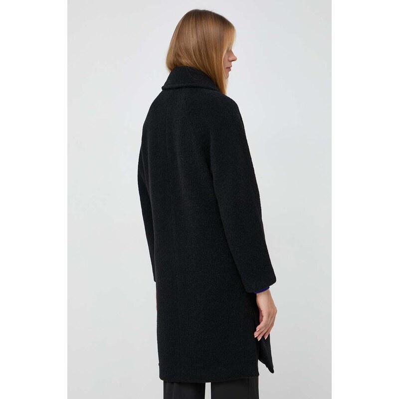 Patrizia Pepe cappotto in lana colore nero