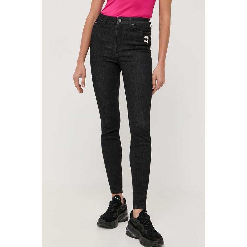 Karl Lagerfeld jeans Ikonik 2.0 donna colore nero