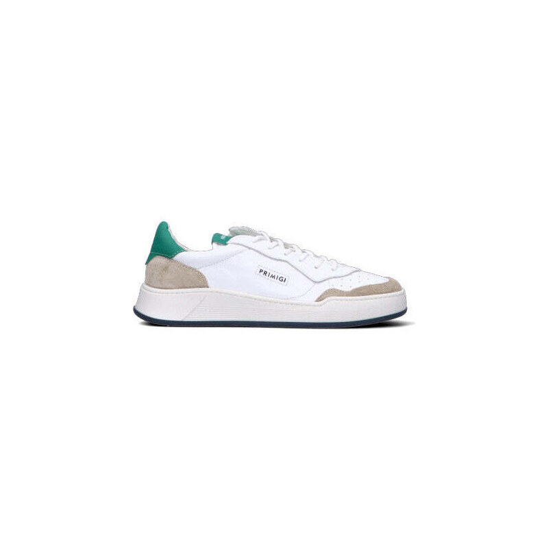PRIMIGI Sneaker bimbo bianca/verde in pelle SNEAKERS