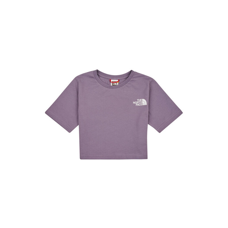 The North Face T-shirt Girls S/S Crop Simple Dome Tee