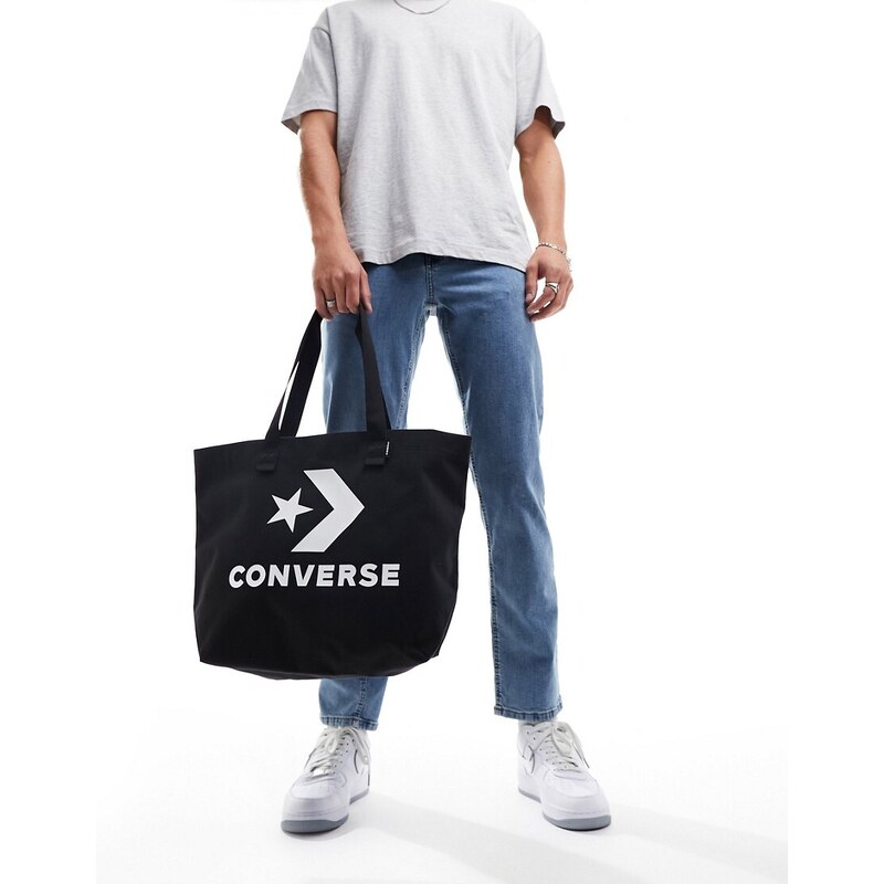 Converse - Maxi borsa nera-Nero