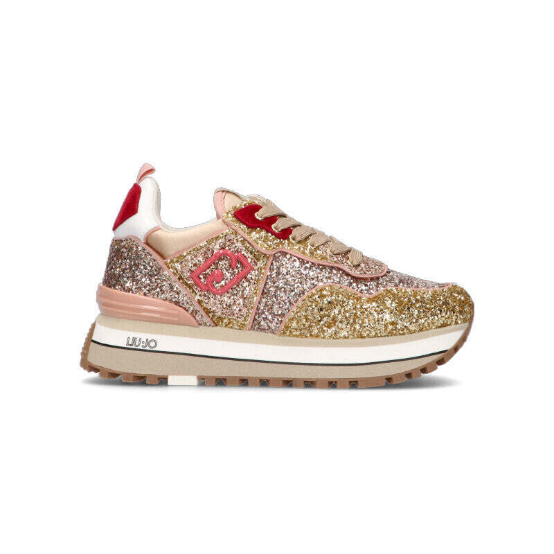 LIU JO Sneaker donna rosa/oro SNEAKERS