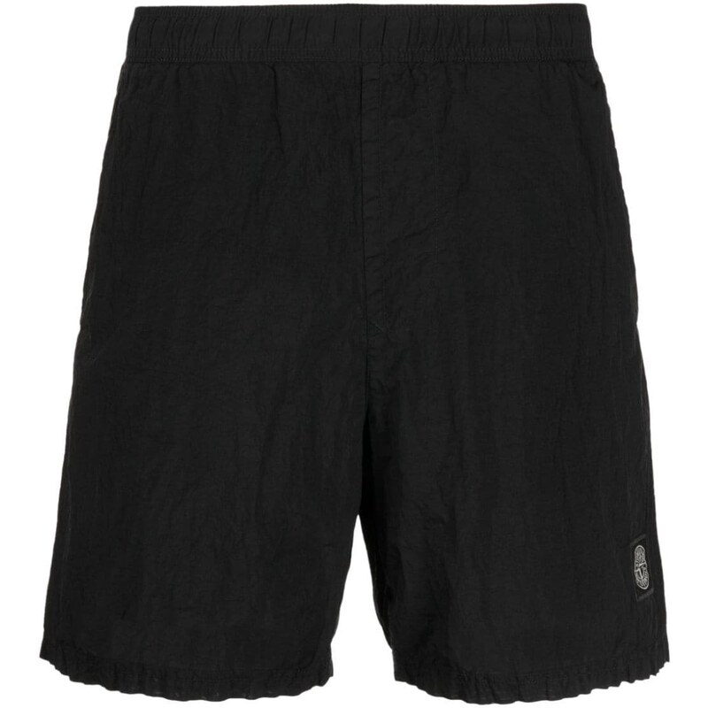 Pantaloncini Uomo Lonsdale Woven, Sportivi, Con Tasche E Vita Elasticizzata, Slip Interno In Rete, 100% Poliestere, Colore Nero