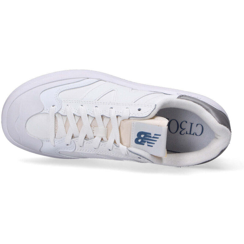 New Balance sneaker CT302 pelle bianca grigia