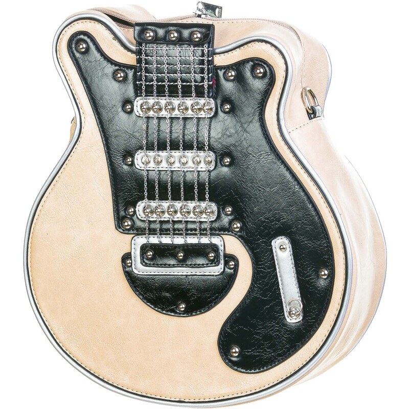 Borsa Guitar Lorien con tracolla, Cosplay Steampunk, in ecopelle