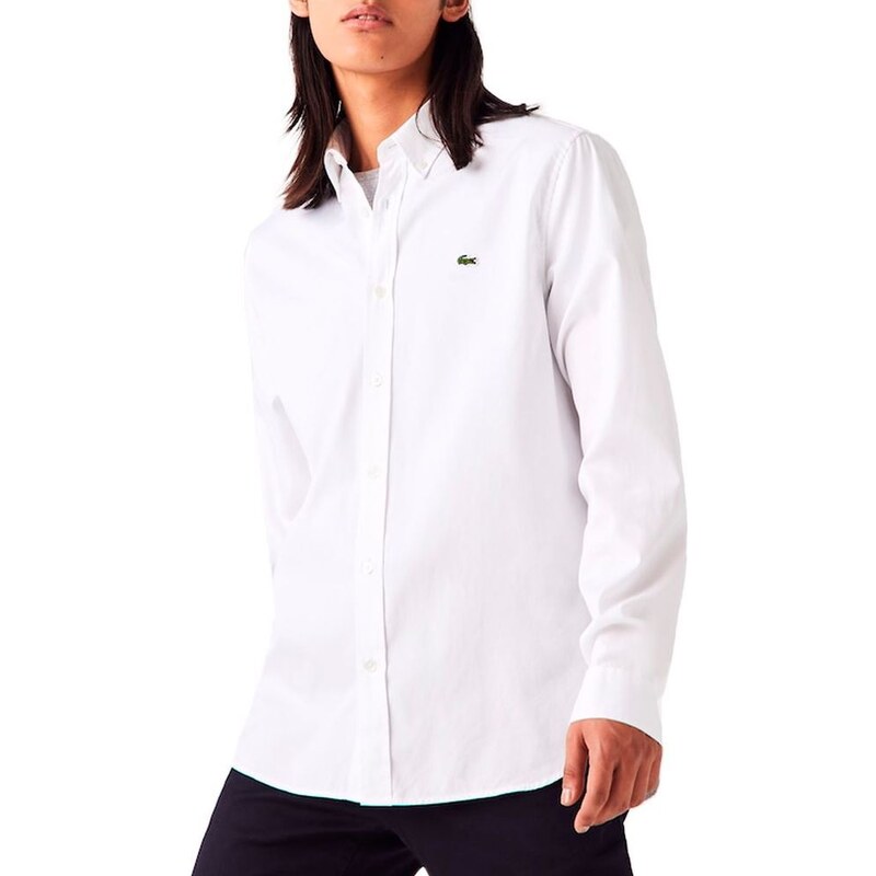 Camicia Lacoste regular fit a strisce uomo