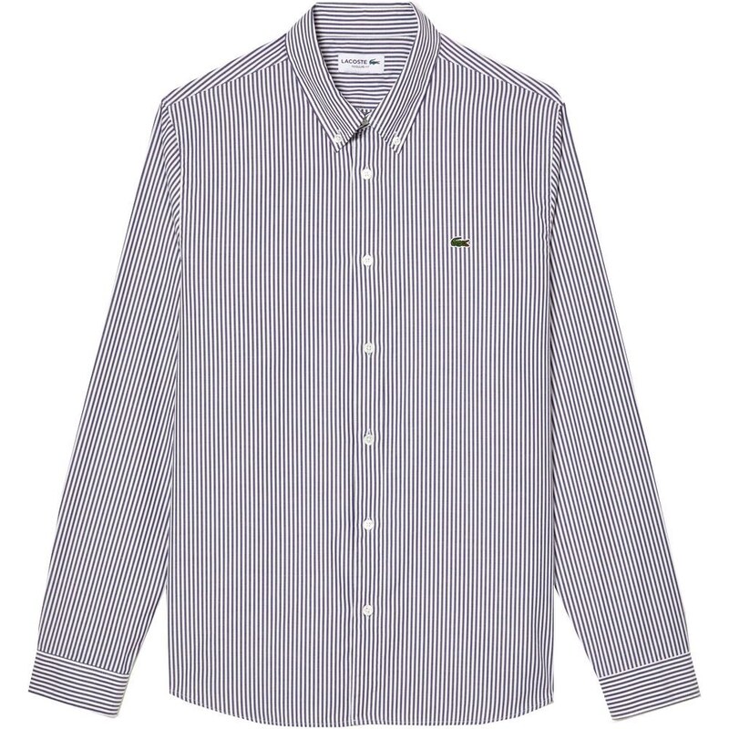 Camicia Langosta Ragazzo A Righe Manica Corta Bottoni - Taglie 6-16 - LAS058S