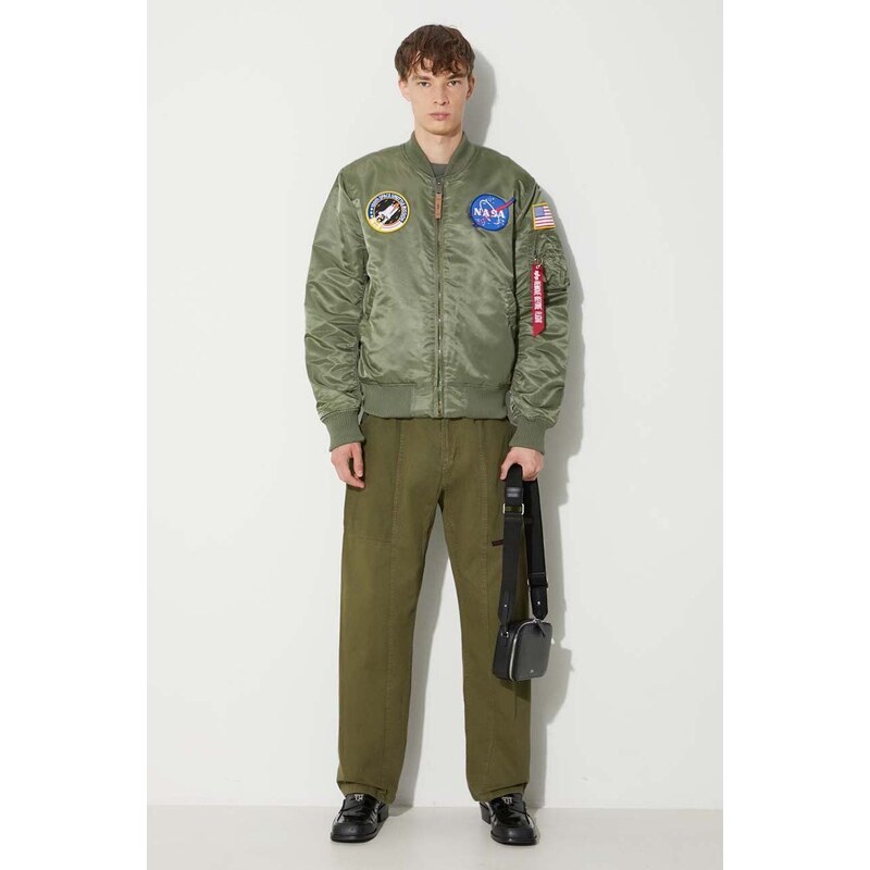 giubbotto bomber uomo ma-1 vf nasa BLACK