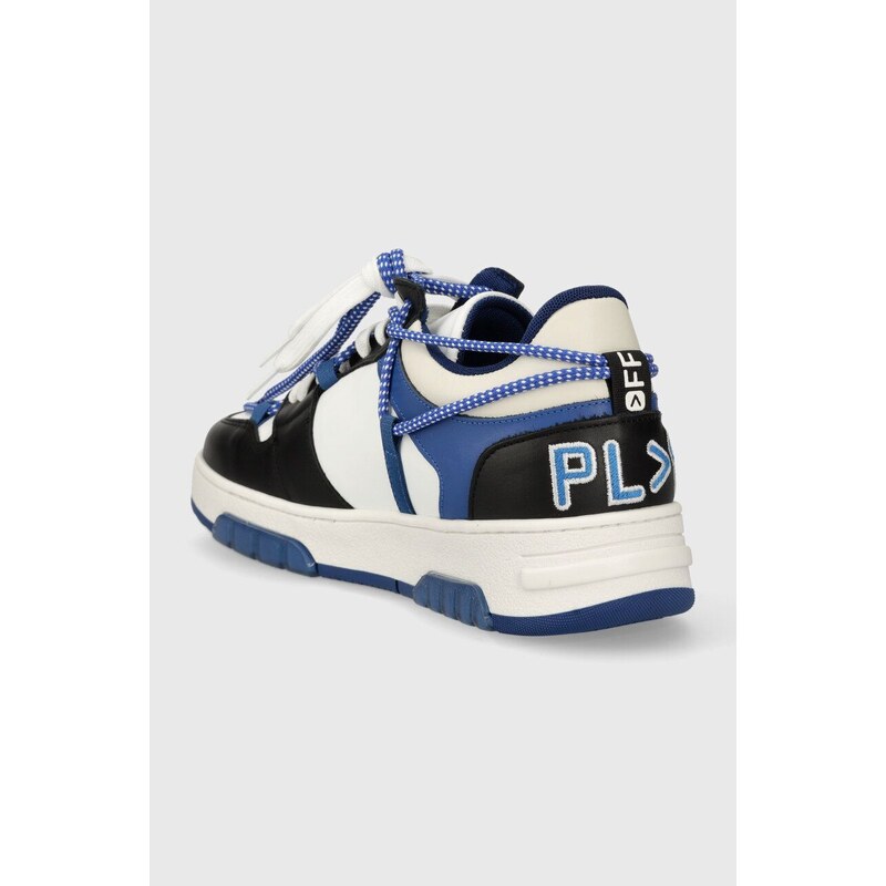 Off Play sneakers in pelle SORRENTO SORRENTO 1 BLACK WHITE BLUE
