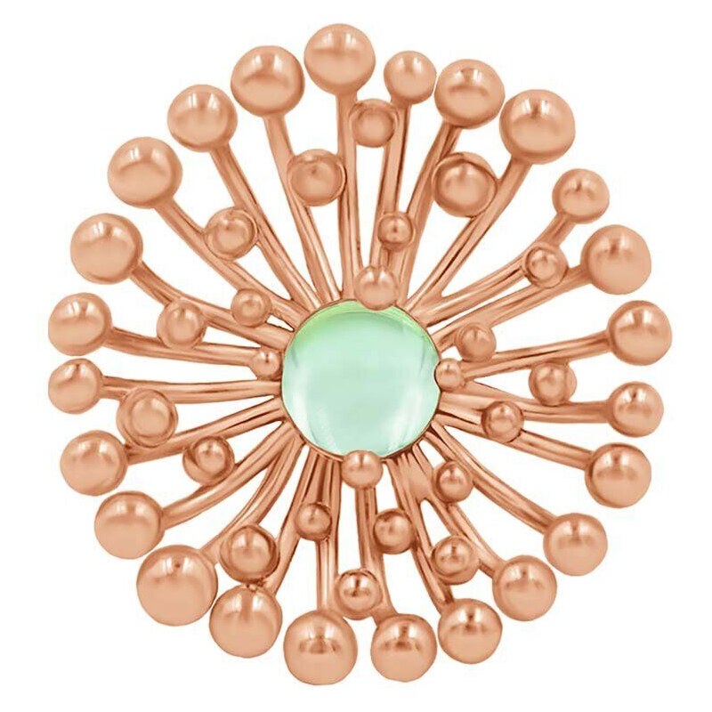 Spilla Vintage In Vetro Di Murano E Croci Greche In Argento 925 Placcato Oro Collana - Foto 2