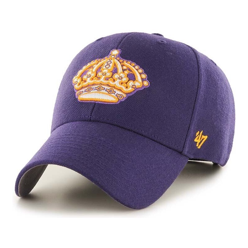 47brand cappello con visiera aggiunta di cotone NHL Los Angeles Kings HVIN-MVP08WBV-PP67