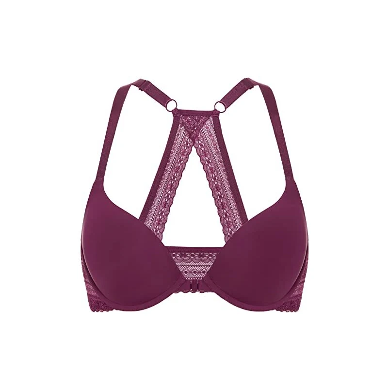 Dobreva Donna Reggiseno Invisibile Push Up Apertura Frontale Con Ferretto Nero 2aa 106082694