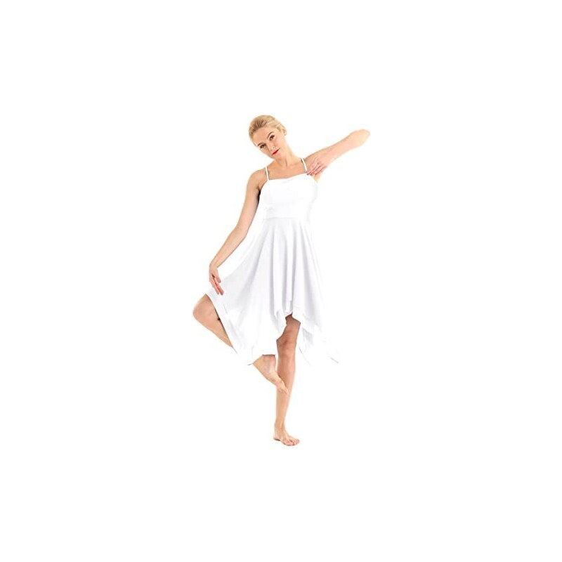 Costume Danza Classica Body Danza Bambina Con Strass - Unitard Maniche Lunghe Per Ginnastica E Balletto Costume Pattinaggio - Foto 5