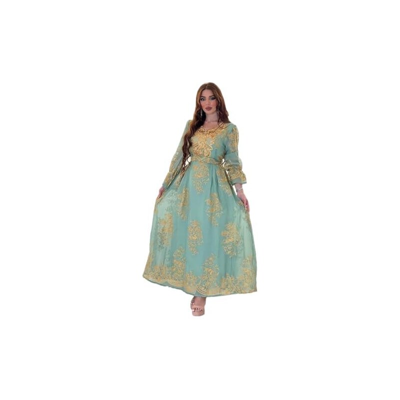 Abo da sera nuovo marocchino Dubai caftani Farasha Abaya