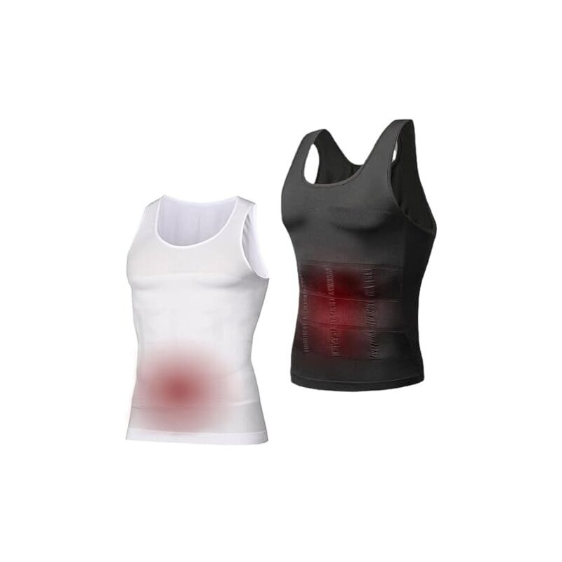 Maglietta Snellente Modellante Canotta Contenitiva Uomo Snellente