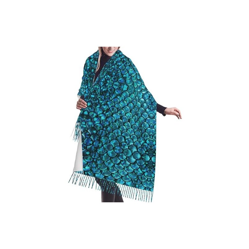 Wander Agio Donna Moda Lungo Scialle Big Griglia Caldo Inverno