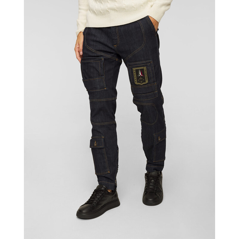 FAIRY BOUTIQUE Jeans Uomo In Denim A Gamba Dritta - 100% Cotone, Vestibilità Regolare, Tasche Multiple - Perfetti Per Casual, Lavoro, Uscite