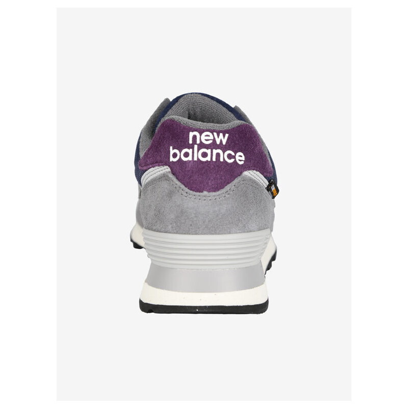 New Balance 574 Sneakers In Pelle Scamosciata Da Uomo Scarpe Sportive Grigio Taglia 42