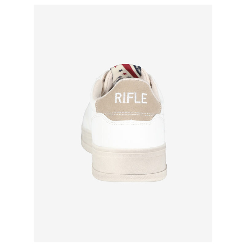 Rifle Sneakers Basse Casual Da Uomo Bianco Taglia 44