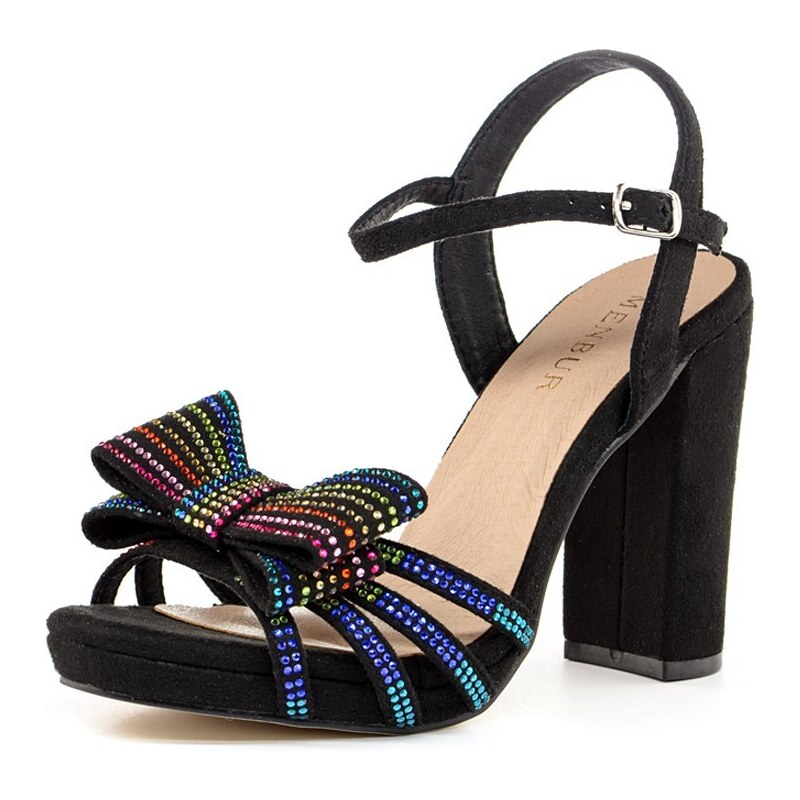 Glamorous - Décolleté Con Tacco Nero Verniciato - Foto 2