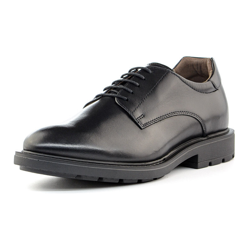 NeroGiardini scarpe uomo stringate in pelle nero