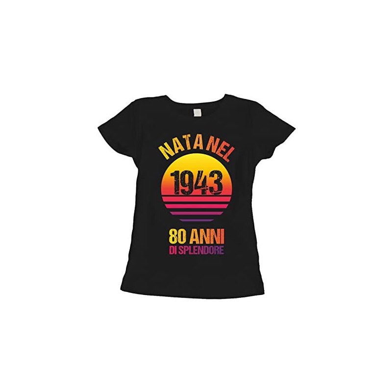 fashwork Maglietta 50 Anni Compleanno Donna Prodotta nel 1973, 50 Anni